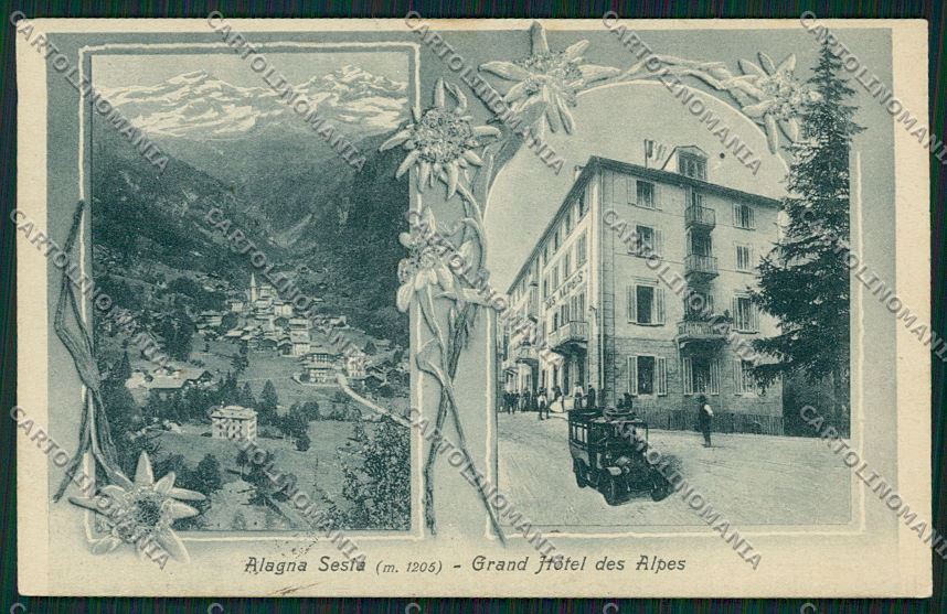 Vercelli Alagna Sesia Zanfa cartolina QK4865 – fronte