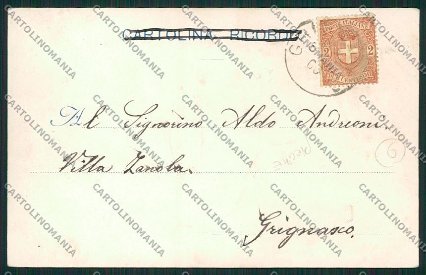 Vercelli Borgosesia Saluti da PIEGHE cartolina QK4867 – retro