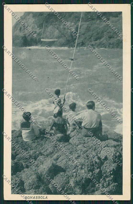 La Spezia Bonassola cartolina QK4887 – fronte
