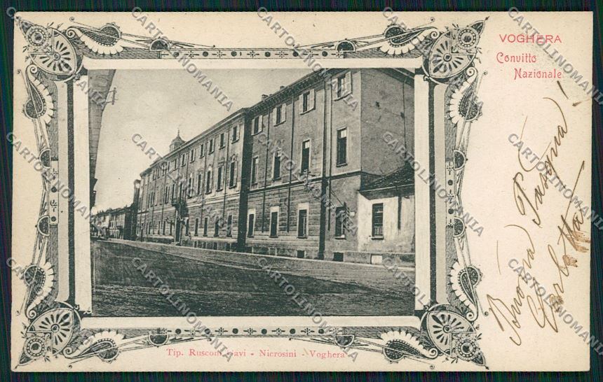 Pavia Voghera cartolina QK4899 – fronte