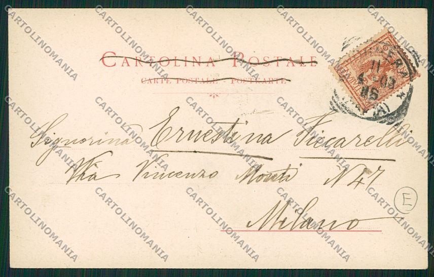 Pavia Voghera cartolina QK4899 – retro
