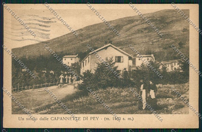 Piacenza Zerba Capannette di Pey cartolina QK4901 – fronte