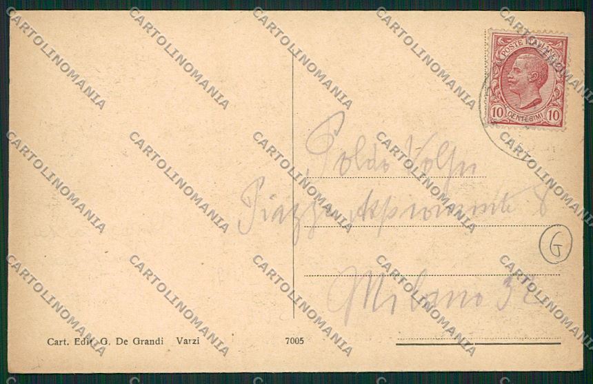 Piacenza Zerba Capannette di Pey cartolina QK4906 – retro