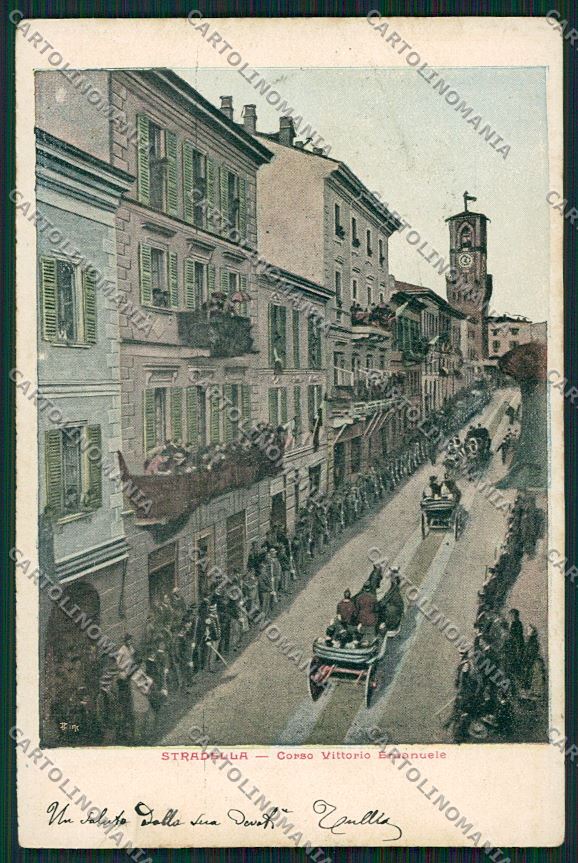 Pavia Stradella cartolina QK4911 – fronte