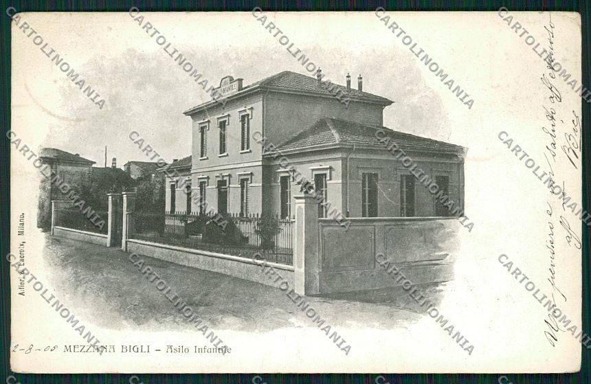 Pavia Mezzana Bigli cartolina QK4914 – fronte