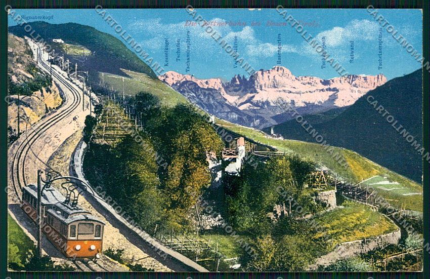 Bolzano Funicolare cartolina QK4915 – fronte