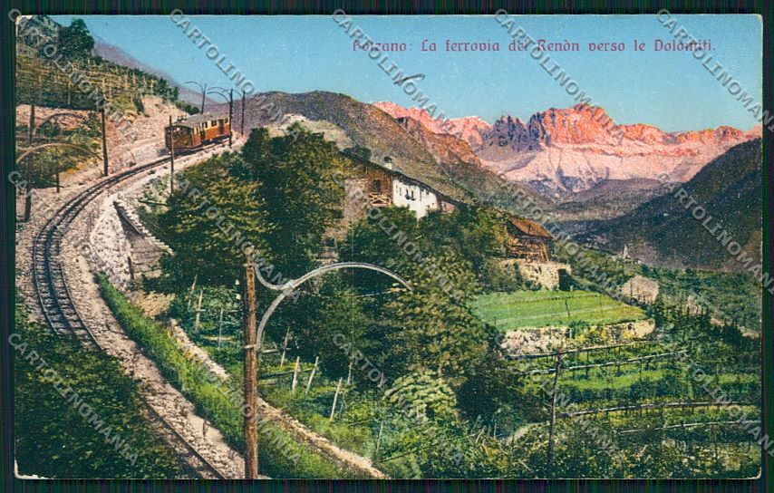 Bolzano Ferrovia Renon cartolina QK4920 – fronte