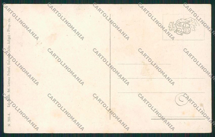 Bolzano Ferrovia Renon cartolina QK4920 – retro