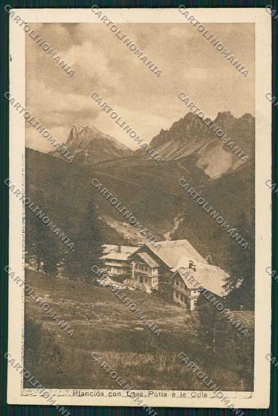 Bolzano Plancios Lass Putia Odle cartolina QK4922 – fronte