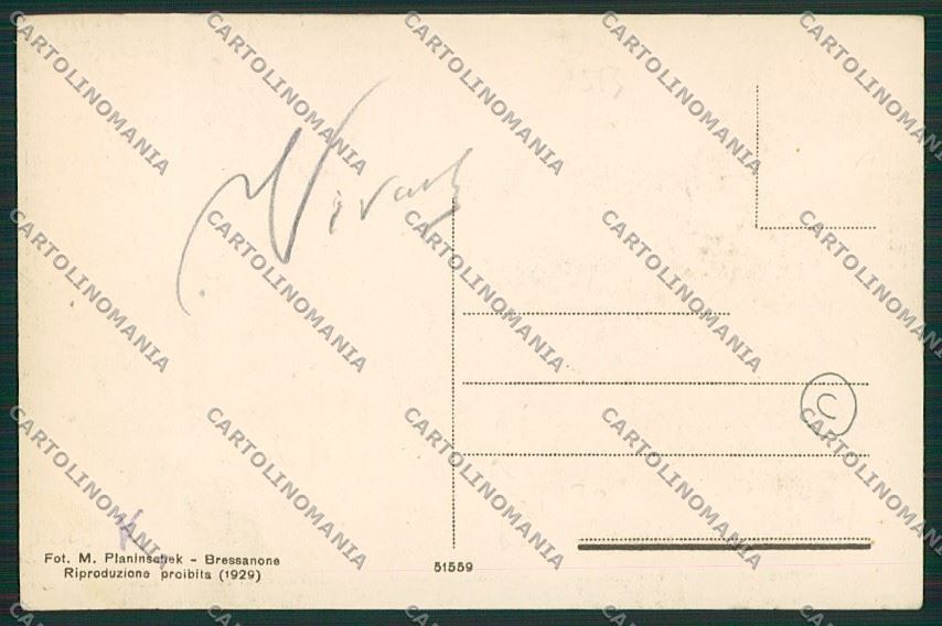 Bolzano Plancios Lass Putia Odle cartolina QK4922 – retro