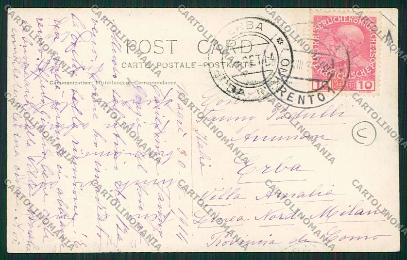 Bolzano Magrè Foto cartolina QK4925 – retro