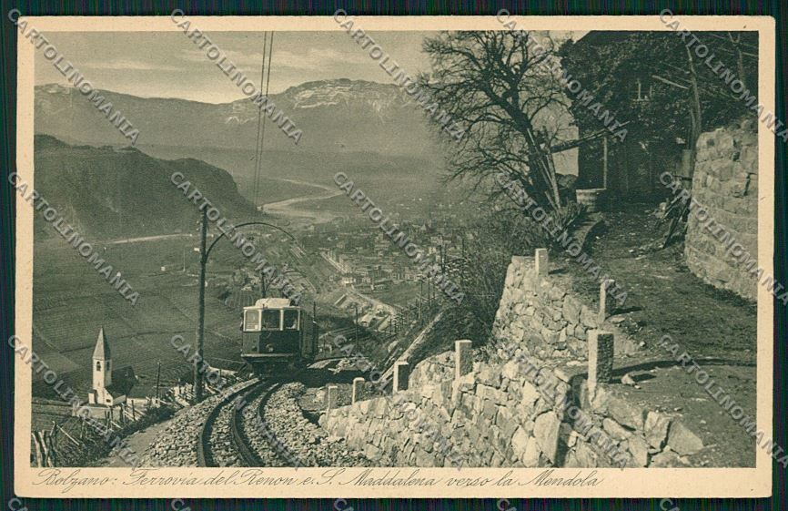 Bolzano Ferrovia Renon Treno cartolina QK4929 – fronte