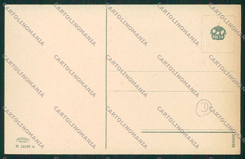 Bolzano Funivia cartolina QK4931 – retro