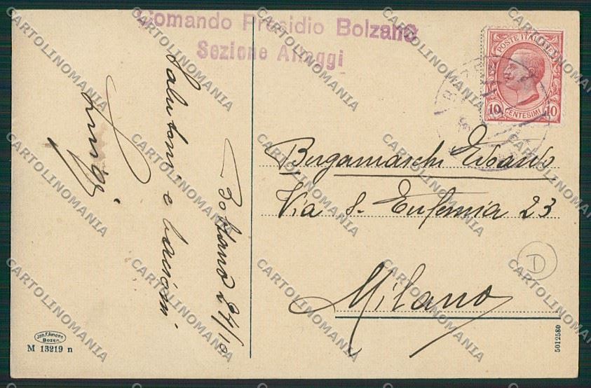 Bolzano Funicolare cartolina QK4937 – retro