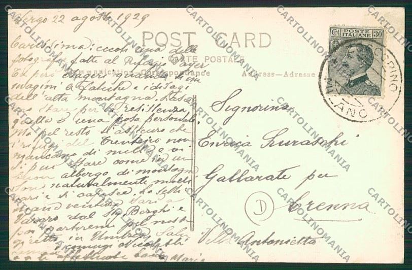 Bolzano Rifugio Payer Foto cartolina QK4939 – retro