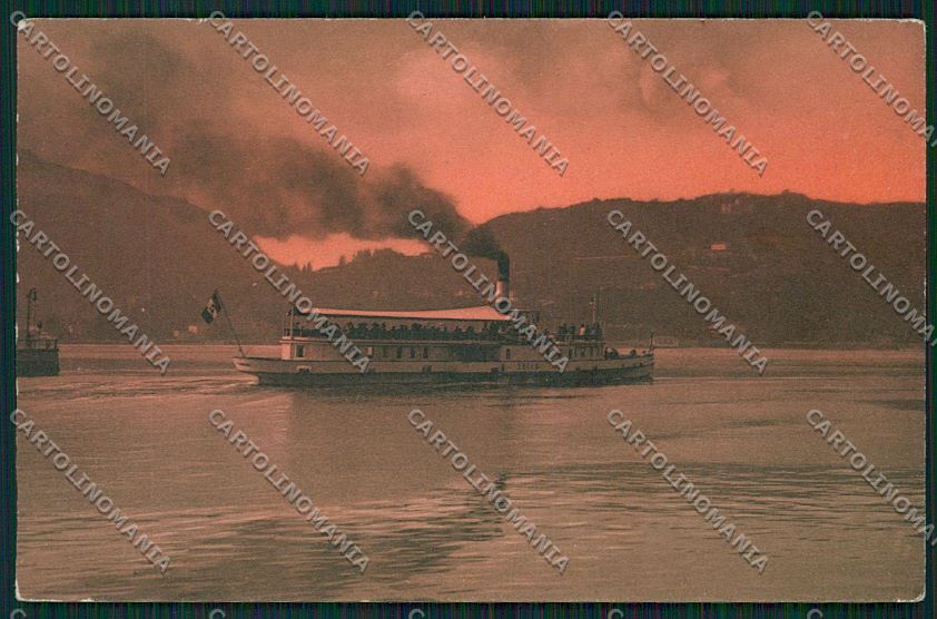 Como Lago Battello cartolina QK4954 – fronte