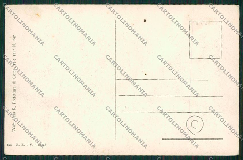 Como Città Battello cartolina QK4955 – retro