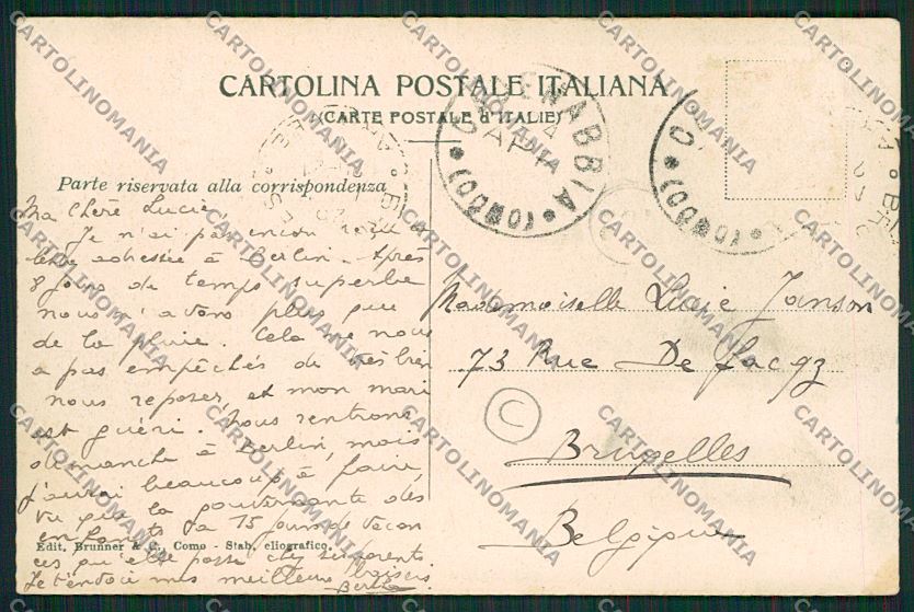 Como Lago Pescatori cartolina QK4960 – retro