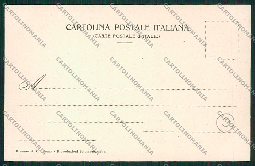 Como Città Battello Italia cartolina QK4964 – retro