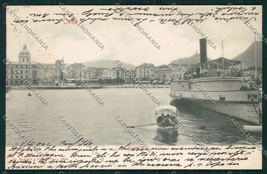Como Città Battello cartolina QK4971 – fronte