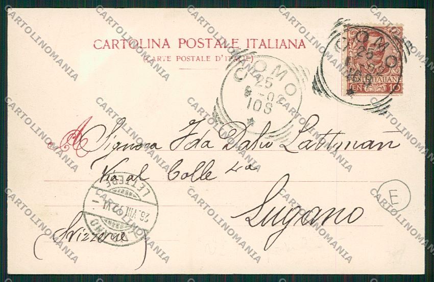 Como Città Battello cartolina QK4971 – retro