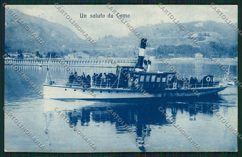 Como Città Battello cartolina QK4972 – fronte