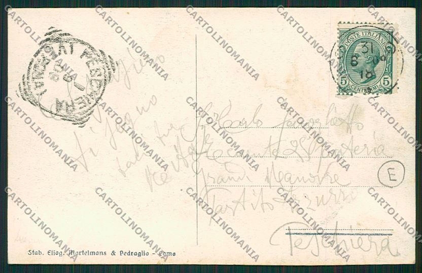 Como Città Battello cartolina QK4972 – retro