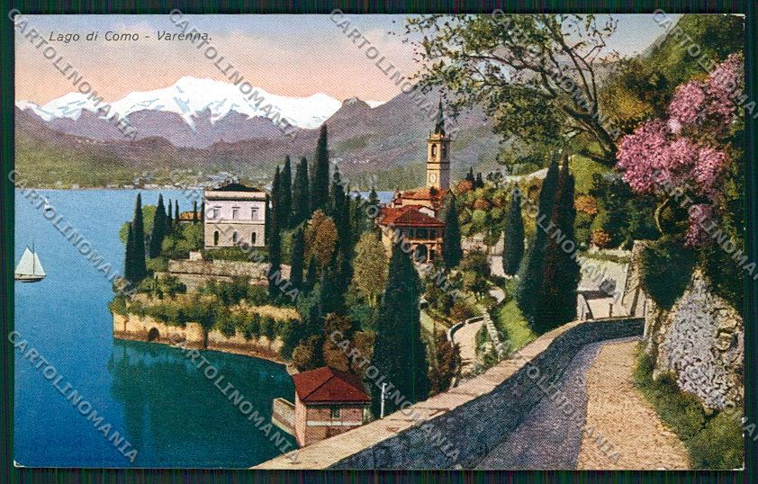 Lecco Varenna cartolina QK4980 – fronte