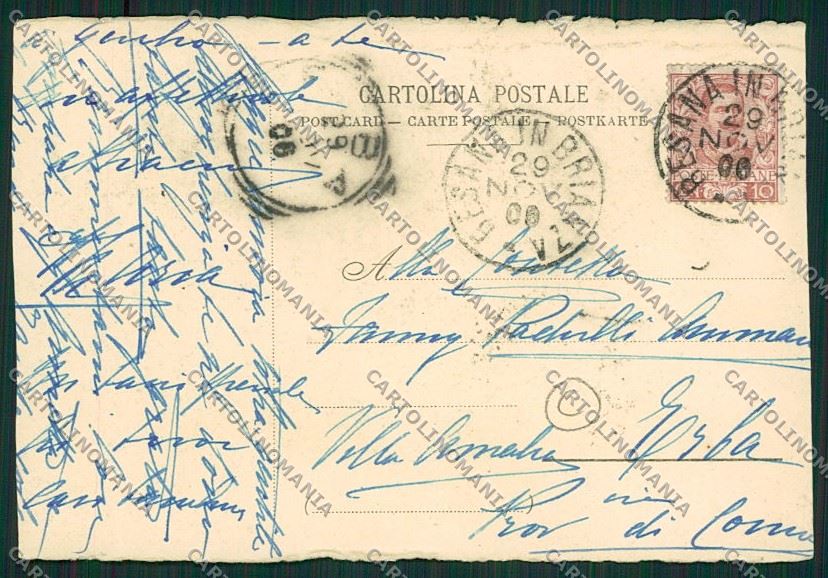 Milano Besana Montesiro Brianza cartolina QK5000 – retro