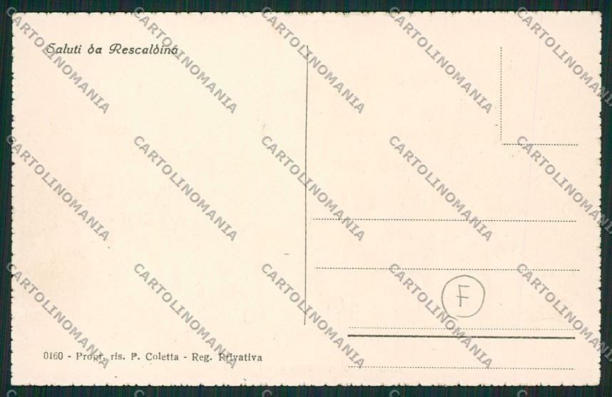 Milano Rescaldina cartolina QK5012 – retro