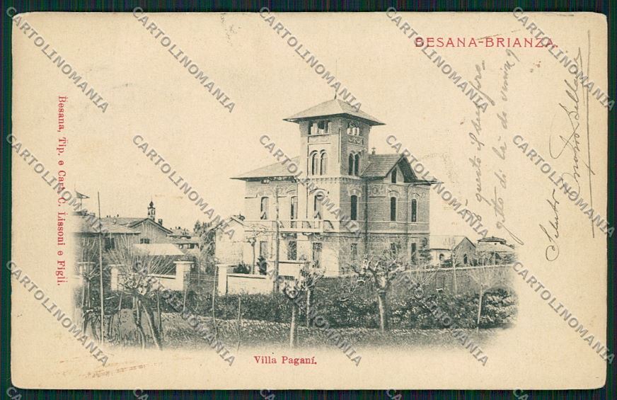 Milano Besana Brianza cartolina QK5014 – fronte