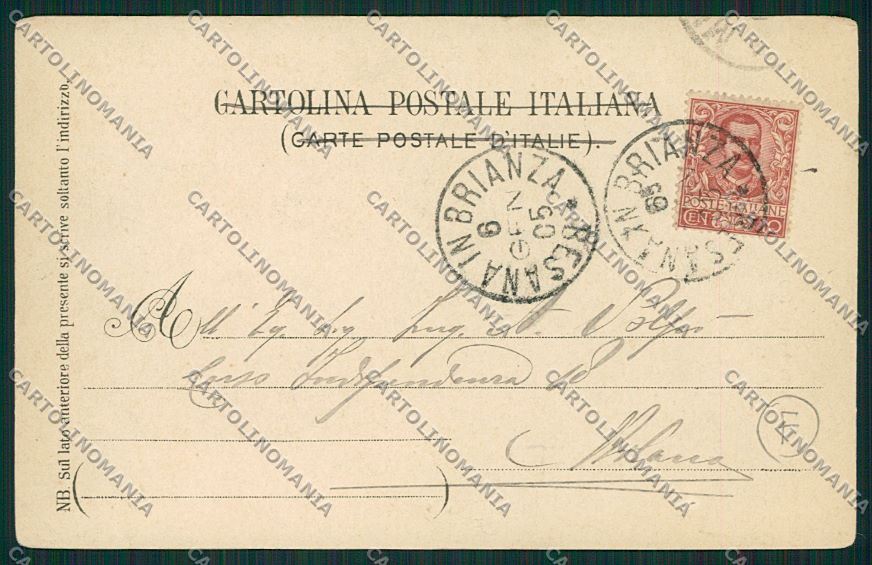 Milano Besana Brianza cartolina QK5014 – retro
