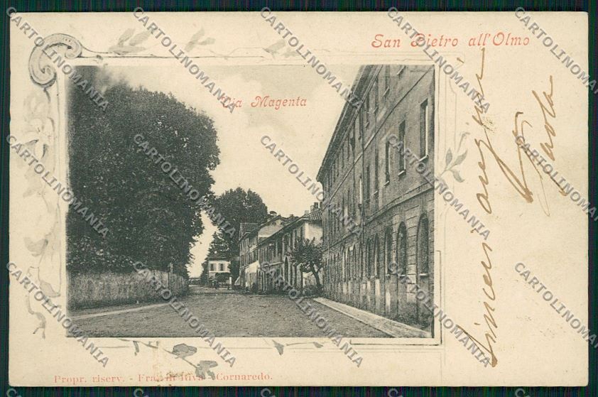 Milano Cornaredo San Pietro all'Olmo cartolina QK5018 – fronte
