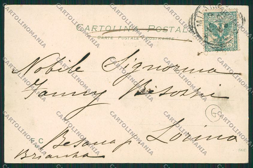 Milano Cornaredo San Pietro all'Olmo cartolina QK5018 – retro