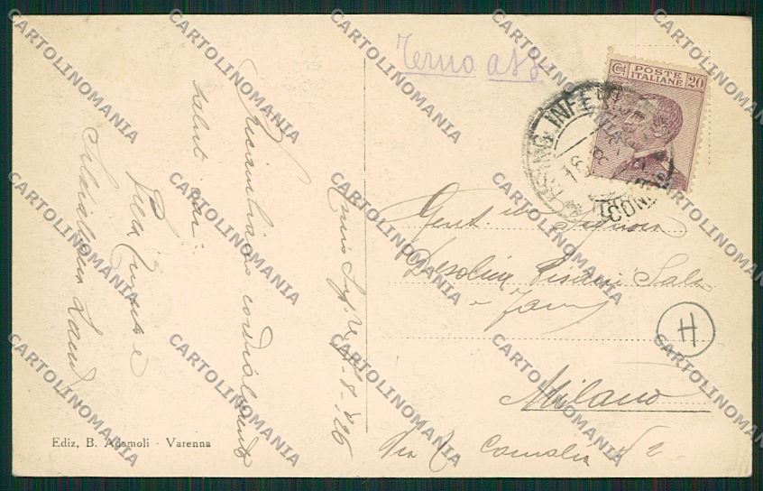 Lecco Esino cartolina QK5022 – retro