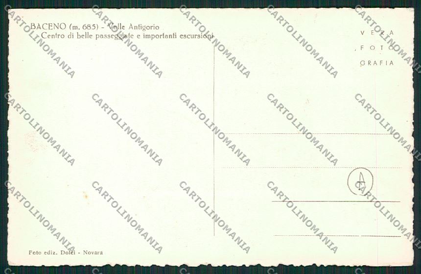 Verbania Baceno Foto cartolina QK5024 – retro