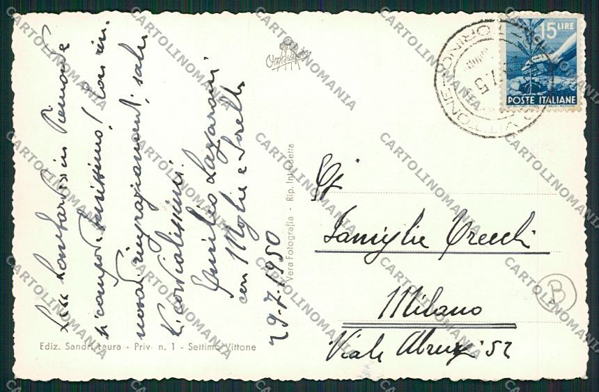 Torino Settimo Vittone Foto cartolina QK5028 – retro