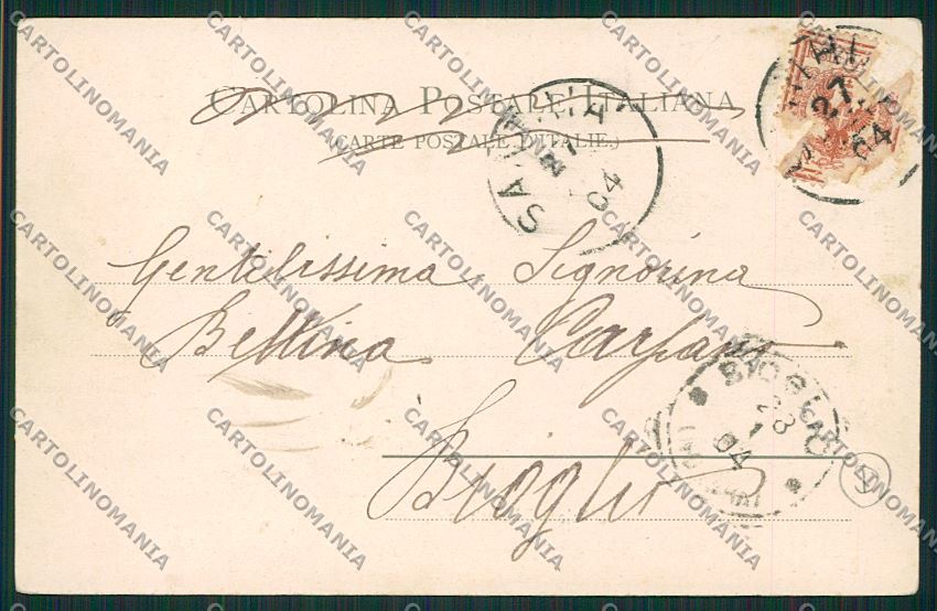 Vercelli Santhià cartolina QK5033 – retro