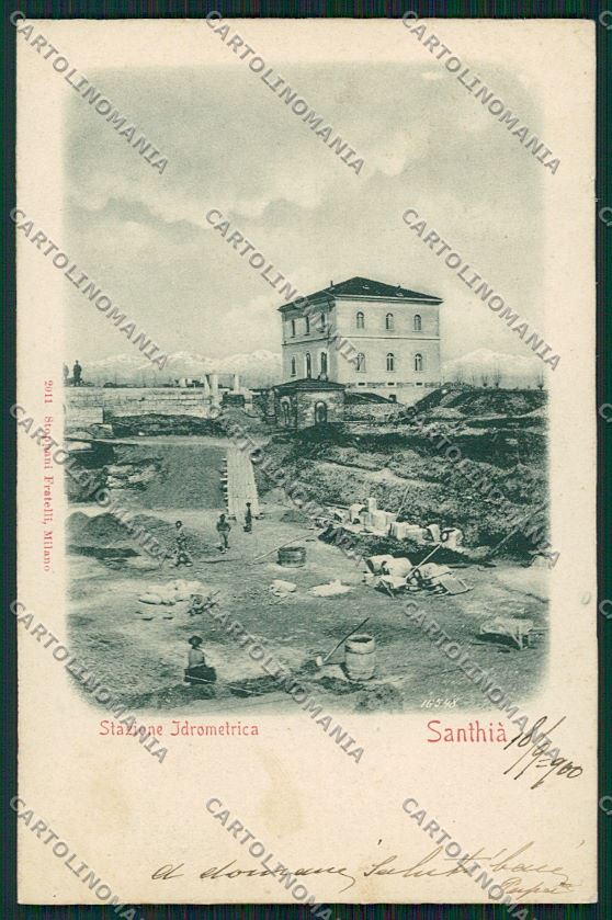 Vercelli Santhià STRAPPINO cartolina QK5047 – fronte