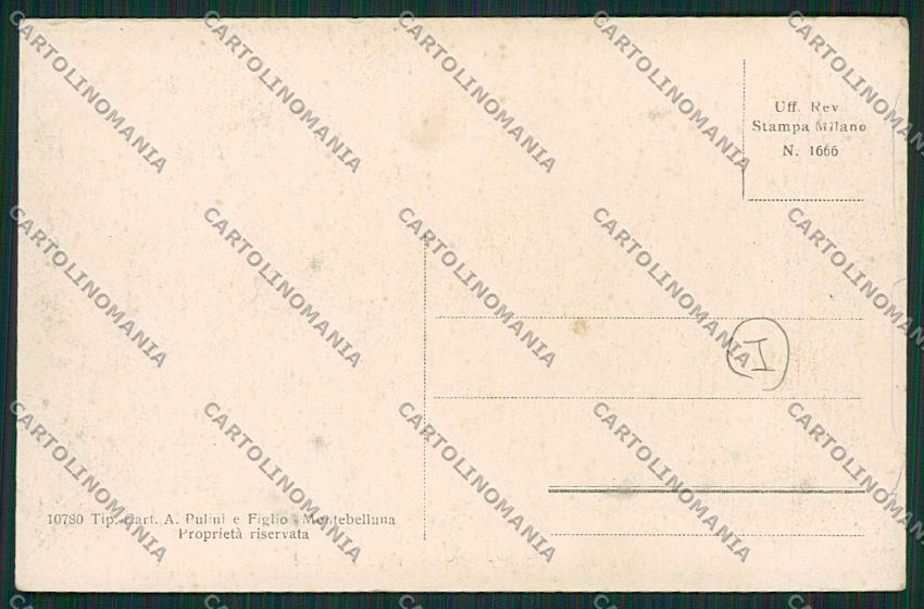 Treviso Montebelluna cartolina QK5059 – retro