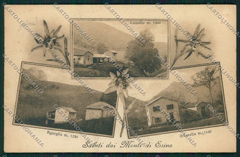 Lecco Esino Agueglio Cainallo Orfanella Saluti da cartolina QK5063 – fronte
