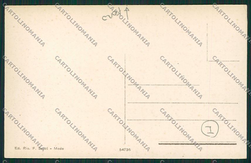 Pavia Palestro FORO cartolina QK5064 – retro