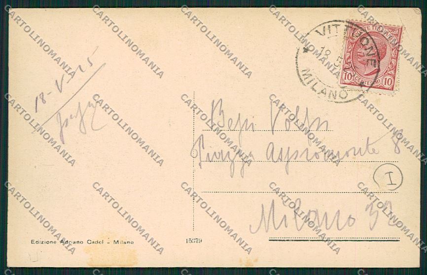 Milano Vittuone Saluti da PIEGHINA cartolina QK5066 – retro