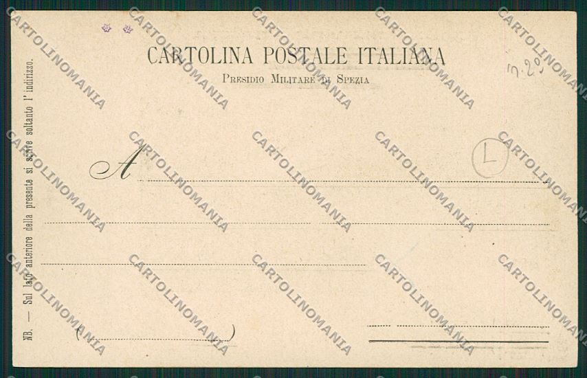 La Spezia Militari cartolina QK5074 – retro