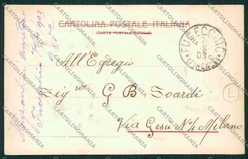 Firenze Fucecchio cartolina QK5083 – retro