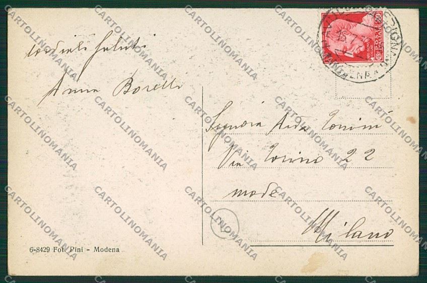 Modena Pavullo nel Frignano cartolina QK5085 – retro