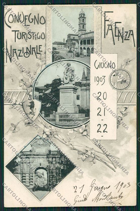 Ravenna Faenza Tci PIEGA cartolina QK5086 – fronte