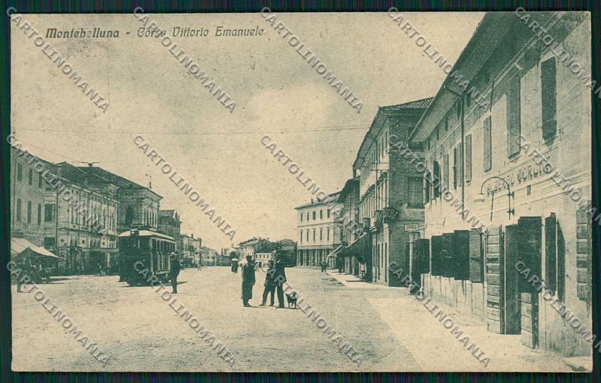 Treviso Montebelluna Tram cartolina QK5096 – fronte