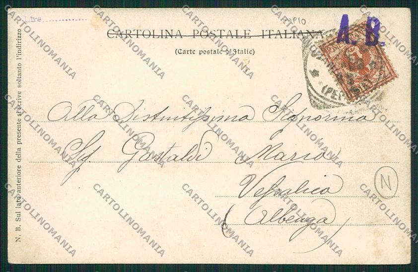 Perugia Spoleto Militari Fanteria cartolina QK5105 – retro