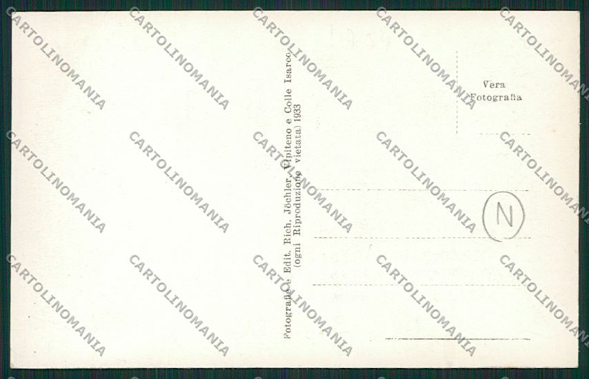 Bolzano Passo Giovo Auto Foto cartolina QK5109 – retro